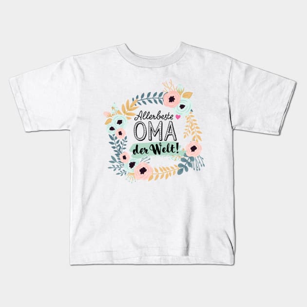 Allerbeste Oma der Welt Geschenk Kids T-Shirt by BetterManufaktur